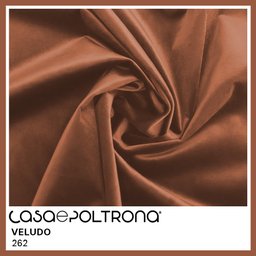 Sofá Curvo 03 Lugares 210cm Braço Esquerdo Eron Veludo Camel - CasaePoltrona - 5