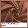 Sofá Curvo 03 Lugares 210cm Braço Esquerdo Eron Veludo Camel - CasaePoltrona - 5