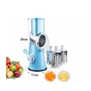 Ver imagem 4 de Cortador Ralador Legumes Verduras Processador Moedor Frios Queijos 3 Laminas Fatiador Picador Manual