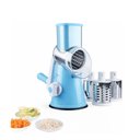 Ver imagem 1 de Cortador Ralador Legumes Verduras Processador Moedor Frios Queijos 3 Laminas Fatiador Picador Manual