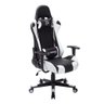 Cadeira Giratória Gamer Trevalla Relax 180 Graus TL-CDG-08-2 Preta/Branca - 1