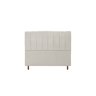 Cabeceira Estofada Cama Box Queen Carla Suede Bege 1,60cm - IS DECOR - 1