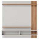 Ver imagem 5 de Painel para TV 65 pol com Bancada Suspensa 150cm Will C04 Off White Matte Freijó - Lyam Decor