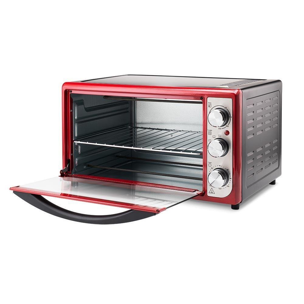 Compre Forno Elétrico 46L 127V-1500W Vermelho Ce129K - 6