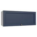 Ver imagem 1 de Armário Aéreo 1 Porta Basculante Branco/azul Vik Madesa