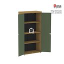 Ver mais imagens de Armario Alto 02 Portas PIVOTANTE79,2cm x 161,1cm Marrom/Salvia/Samba