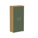 Ver imagem 3 de Armario Alto 02 Portas PIVOTANTE79,2cm x 161,1cm Marrom/Salvia/Samba
