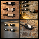 Ver imagem 3 de Kit 6 Suportes Embutidos Porta Garrafa de Vinho Adega Vertical Fixação de Parede Aço Robusto Preto