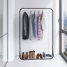 ARARA CABIDEIRO DE ROUPAS PORTATIL PARA CAMISAS BOLSAS ORGANIZADOR AJL STORE ARARA DE FERRO - 2