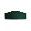 Ver imagem 2 de Cabeceira Queen Curva Luxo 160x60 Veludo Verde - Tachas Fumê