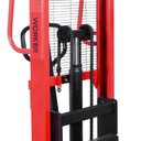 Ver imagem 5 de Empilhadeira Manual 0,5 Toneladas 1150x550 Roda Dupla Nylon Worker