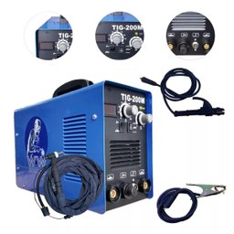 Inversora 220m Tig 2x1alta Frequência Pulsada Solda Aço Carbono e Inox 200a e 220v - 2