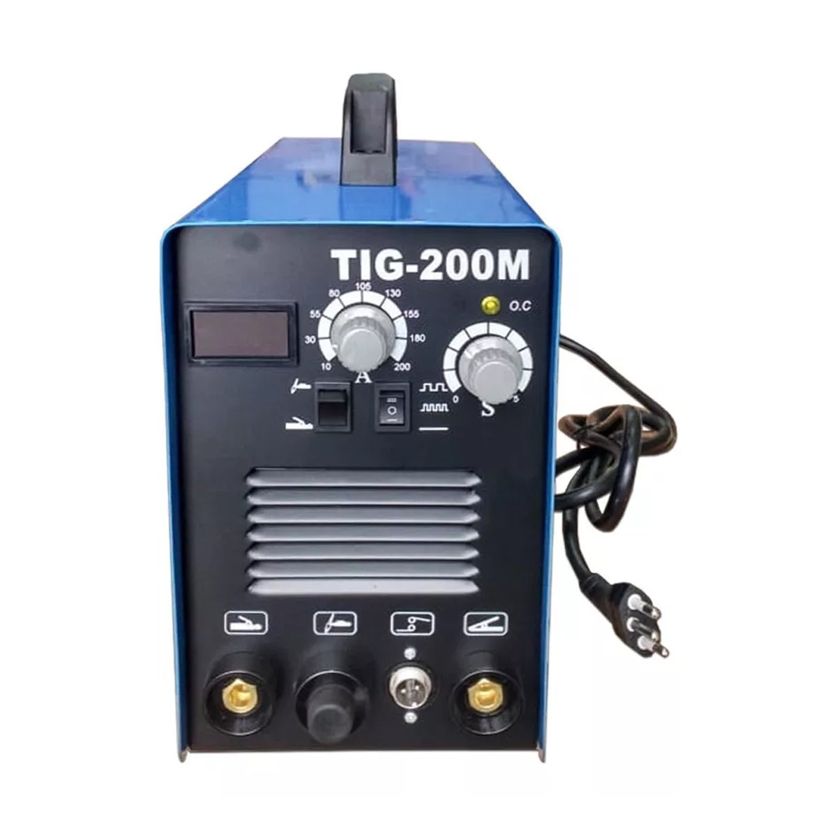 Inversora 220m Tig 2x1alta Frequência Pulsada Solda Aço Carbono e Inox 200a e 220v - 1