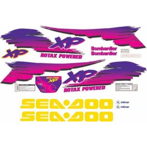 Kit Adesivo Faixa Jet Ski Seadoo Xp 96