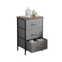 Ver imagem 1 de Comoda Organizador Armario 3 Gavetas Porta Objetos Roupa Livro Sapato Quarto Sala Casa Closet Banhei