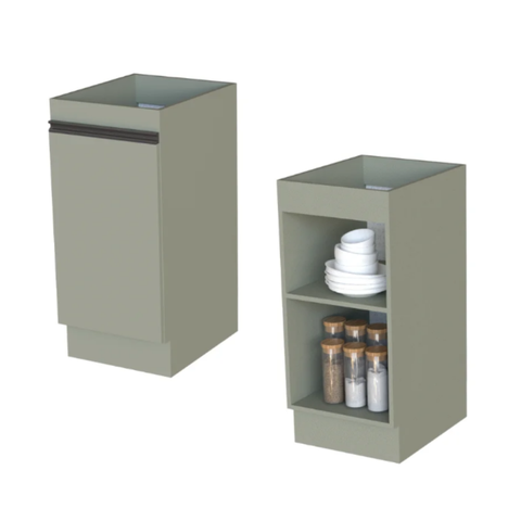 Balcão de Cozinha 40cm 1 Porta Multiuso Compacto para Cozinha