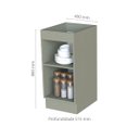 Ver imagem 3 de Balcão de Cozinha 40cm 1 Porta Multiuso Compacto para Cozinha