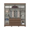 Guarda-Roupa 6 Portas Henn Briz B355-130 6 Gavetas Castanho HP SE - 3