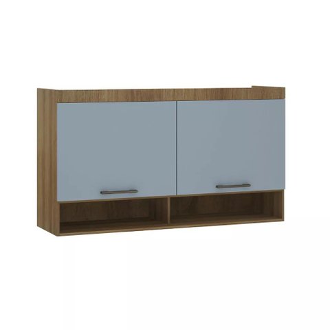 Guarda-roupa Modulado 145cm Aéreo 2 Portas Basculantes Paris Luciane