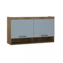 Ver imagem 1 de Guarda-roupa Modulado 145cm Aéreo 2 Portas Basculantes Paris Luciane