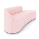 Ver imagem 7 de Sofá 4 Lugares Orgânico 220cm Morgan e 2 Poltronas Lua Suede Rosa Bebê D03 - D'Rossi