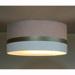 Luminária Plafon 2 Focos 15w 5725 Faixa Dupla Tom Luz Iluminação - 1