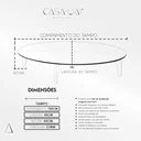 Ver imagem 5 de Mesa de Centro Oval Orgânico Pés Madeira Maciça Laminada 100% MDF 100x45cm Canada Marrom