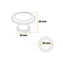 Ver imagem 4 de Puxador Ponto Ouro Envelhecido 30 mm 10 Peças