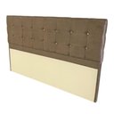 Ver imagem 2 de Cabeceira para Cama Box King 1,95m Marrom Denken Paris