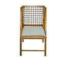 Ver imagem 2 de Cadeira em Madeira Maciça com Corda Náutica Acabamento a Óleo Natural