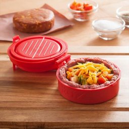 Forma P/ Moldar Hambúrguer Recheado Burguer Press - 2