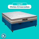Ver imagem 4 de Cama Box Bau Blindado Casal + Colchão Molas Ensacadas Legriff Sankonfort