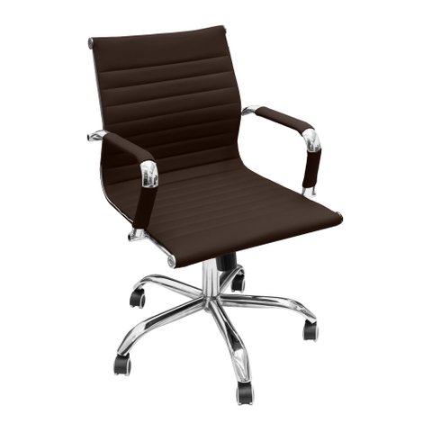 Cadeira Esteirinha Presidente Baixa com Rodinhas 