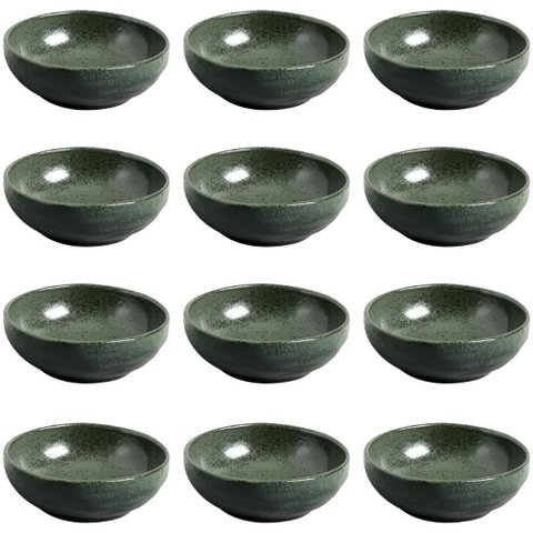 Jogo 12 Pçs Ramequins 9cm Pequeno 70ml Cerâmica Porto Brasil