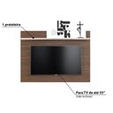 Ver imagem 4 de Rack com Painel Yara para Tv com 55 - Nogueira/off White