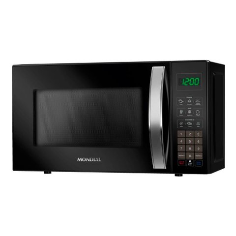 Microondas Mondial 21 Litros Preto Tira Odor Mo0121b 110v