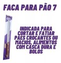 Ver imagem 2 de Faca de Pão em Aço Inoxidável Profissional Lâmina Cortante