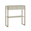 Ver imagem 2 de Aparador Industrial Dijon 2 Gavetas Off White - Olivar Móveis