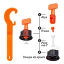 Ver imagem 3 de Kit Nivelador Piso e Porcelanato Fácil Rápido Reutilizável