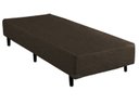 Ver imagem 1 de Base Cama Box Solteirão Suede Marrom 37x108x188 An