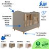 Berço Americano 100% Mdf 3 em 1 Mini Cama Montessoriana - 4