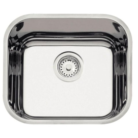 Cuba de Embutir Cozinha Tramontina Lavínia 40 Bl em Aço Inox Alto Brilho 40x34cm