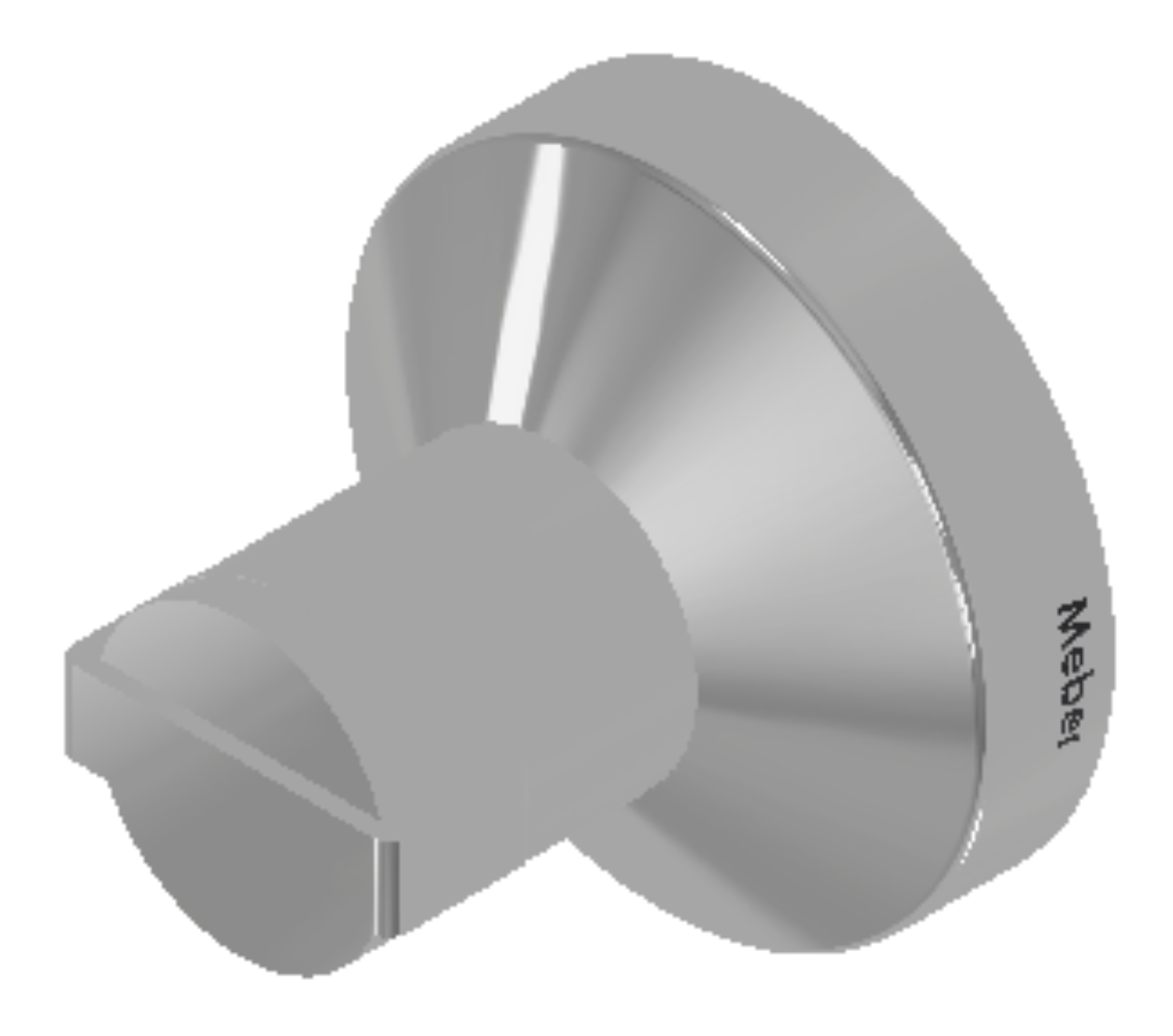 Acabamento para Registro C 44 1.1/4'' E 1.1/2'' PET Concept Meber Metais - 2