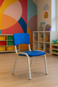 Ver imagem 1 de Cadeira Infantil Iso Azul Brinquedoteca Escolas Ecomhome