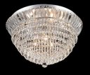 Ver imagem 1 de Plafon Cristais Cromado 61cm 9g9 Pe-031/9.6 Mais Luz