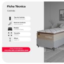 Ver imagem 2 de Colchão Solteiro Comfort Class Pillow Top 28x88x188cm - Bege - e-Shop Casa