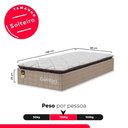 Ver imagem 3 de Colchão Solteiro Comfort Class Pillow Top 28x88x188cm - Bege - e-Shop Casa
