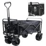 Carrinho Vagao Utilitario Dobravel Carga Caçamba Roda Grande Grande Capacidade Armazenamento Terreno - 2