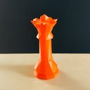 Ver imagem 2 de Rainha - Peça Decorativa De Xadrez , Estatueta 13.5 Cm De Altura - Toque 3D:Laranja