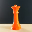 Ver imagem 1 de Rainha - Peça Decorativa De Xadrez , Estatueta 13.5 Cm De Altura - Toque 3D:Laranja